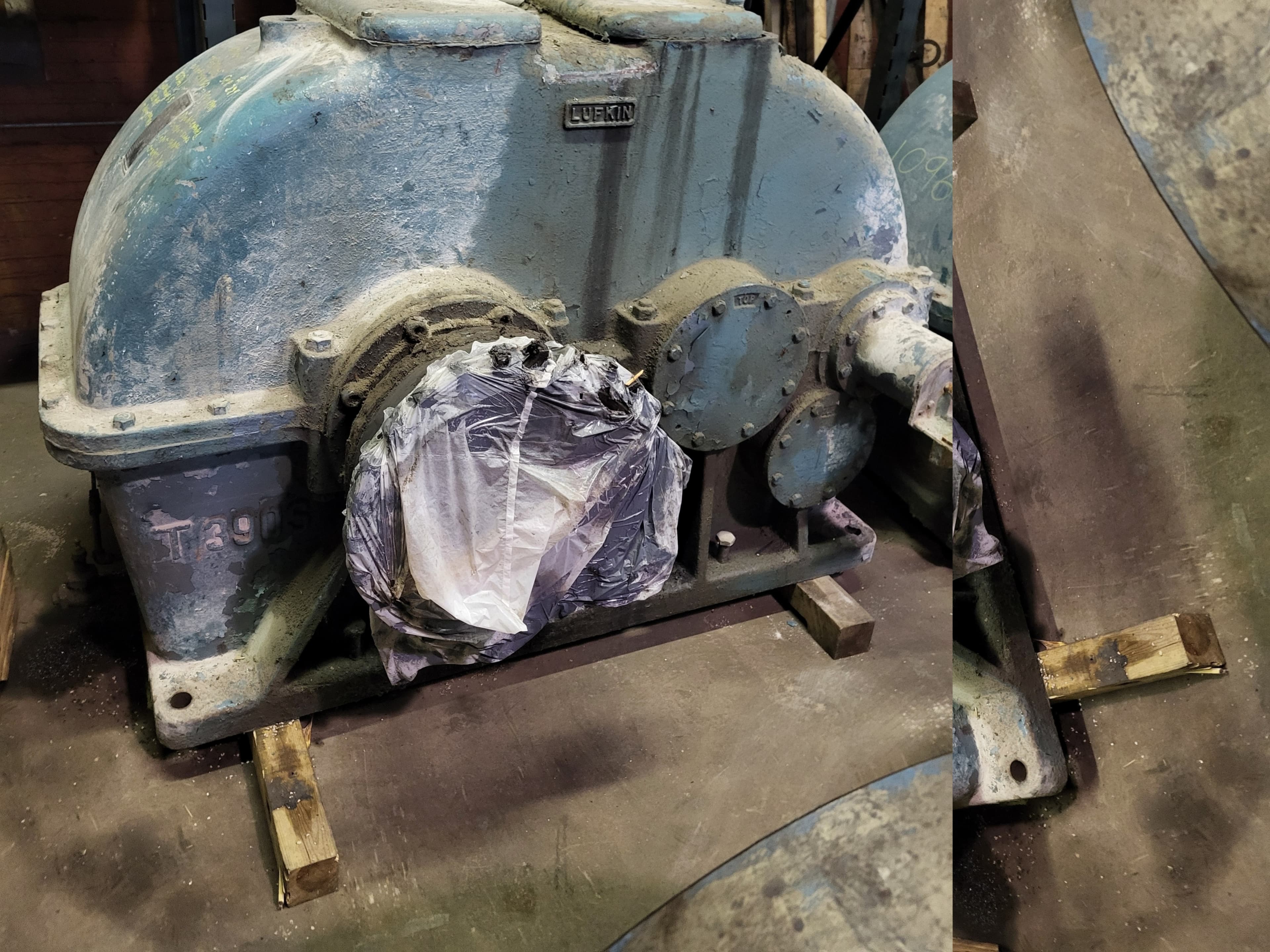 Lufkin T390S Gear Reducer, 62.8:1 Ratio, Parallel Shaft 150 HP